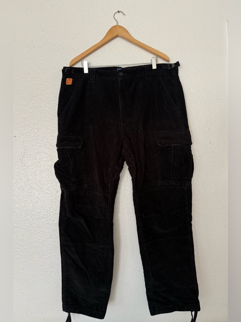 Empyre Black Corduroy Cargo Pants size 36
